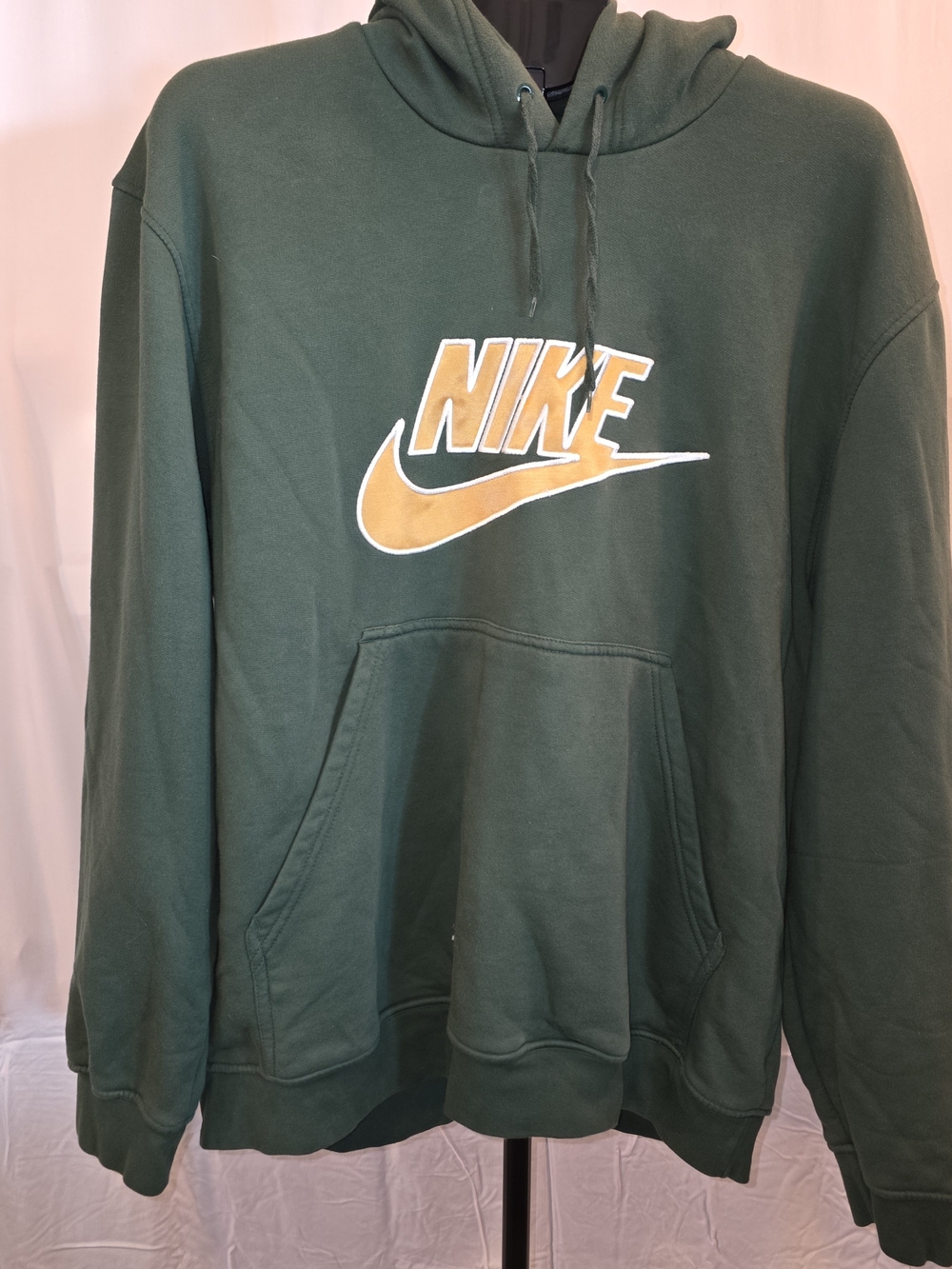 Nike Men's Forest Green Logo Hoodie